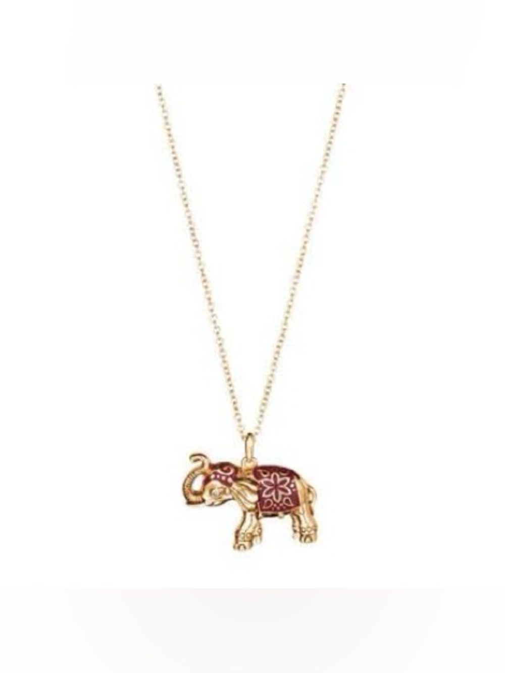 NIB Avon Prosperous Elephant Necklace